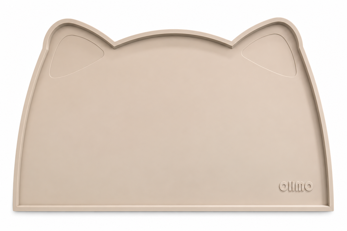 Napfunterlage für Hunde & Katzen – Silikon, rutschfest, 46 × 25 cm