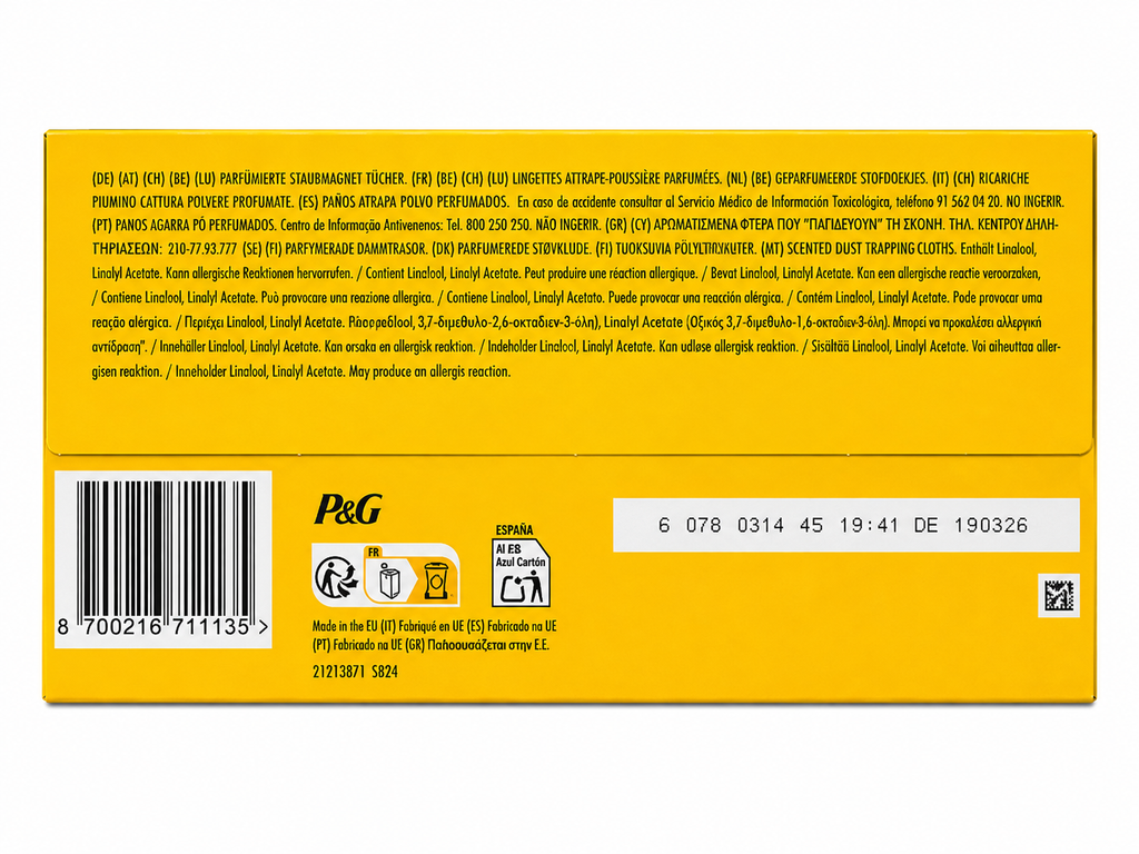 Swiffer Staubmagnet Nachfüller Clean & Fresh – 23 Stück Giga Pack
