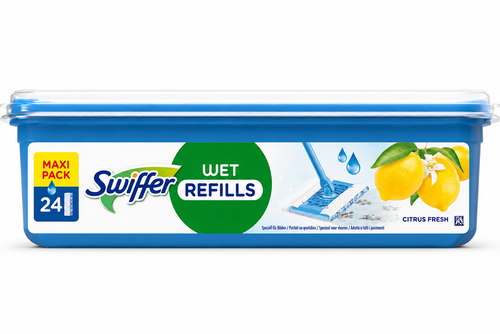 Swiffer Wet Wischtücher Nachfüller Citrus Fresh – 24 Stück